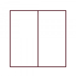 Square Mini 2 Door 1000mm