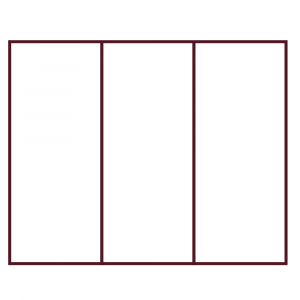 Square Mini 3 Door 2000mm