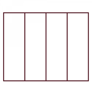 Square Mini 4 Door 2000mm